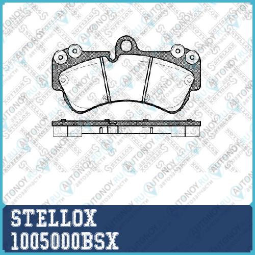 1005 000B-SX =PGD1007M=994 00 колодки дисковые п. VW Touareg 3.2i4.2i2.5TDi5.0TDi диск 17 02> 1005000BSX