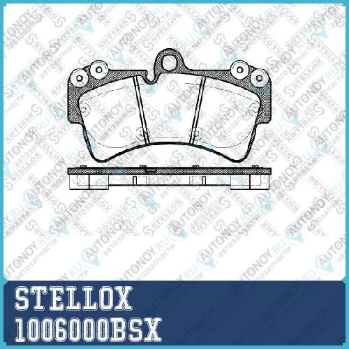 1006 000B-SX =995 00 колодки дисковые п. VW Touareg 3.2i4.2i2.5TDi5.0TDi диск 18 02> 1006000BSX