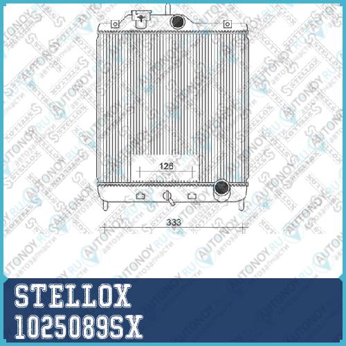 радиатор 1025089SX