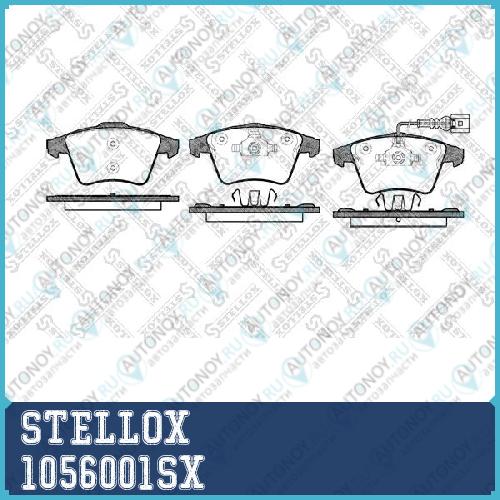 1056 001-SX =1045 01 колодки дисковые п. VW T5Multivan 2.0i3.2i1.9TDi2.5TDi 03> 1056001SX