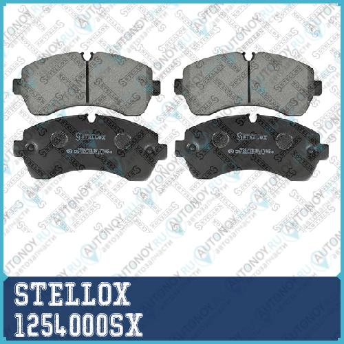 1254 000-SX =1243 00 колодки дисковые п. MB Sprinter 509CDi-518CDi VW Crafter 50 2.5TDi 06> 1254000SX