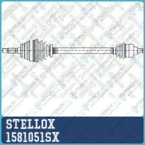 привод правый  1581051SX