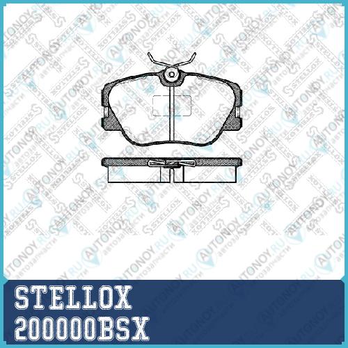 200 000B-SX =189 00=571382B колодки дисковые п. MB W124 2.02.23.02.0-3.0TD 84-93 200000BSX