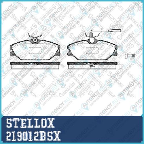 219 012B-SX =208 12=FDB406колодки дисковые п.Renault Laguna 1.6-2.2dTi 93-01Megane 1.6-1.9dTi 96> 219012BSX