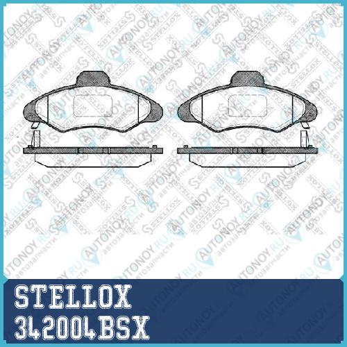 342 004B-SX =331 04 колодки дисковые п. Ford Escort 1.3-1.8TD 95-98 342004BSX