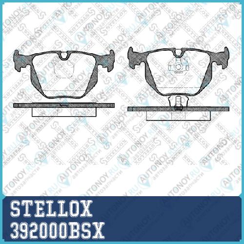 392 000B-SX =381 00=FO661481 колодки дисковые з. BMW E46 3.03.3D 00>E34 4.0 E32 4.05.0 92-95 392000BSX