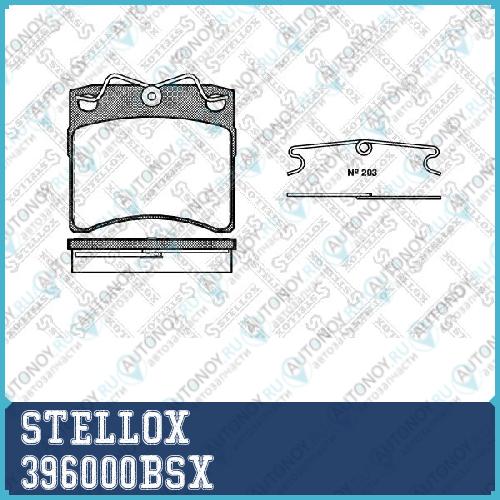 396 000B-SX =385 00=385 10=FDB722=FDB1131 колодки дисковые п. VW T4 1.8i-2.5TDi 90> 396000BSX