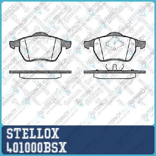 401 000B-SX =390 00=FDB1055 колодки дисковые п. VW Sharan Ford Galaxy 1.82.81.9TDi 95-00 401000BSX