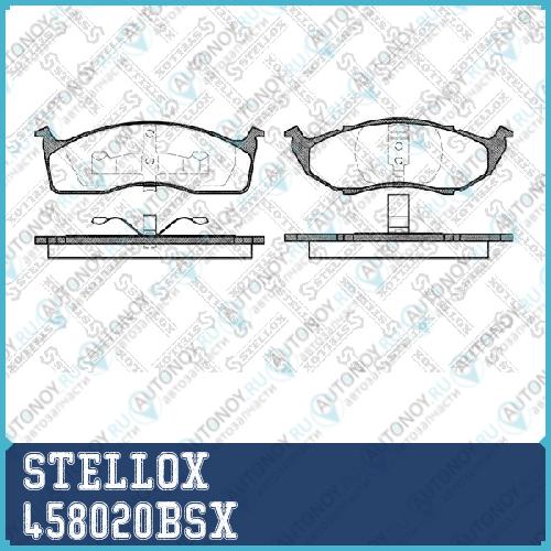 458 020B-SX =FDB1098=573072B колодки дисковые п. Chrysler Neon 99>Concorde 93-04Town Country <00 458020BSX
