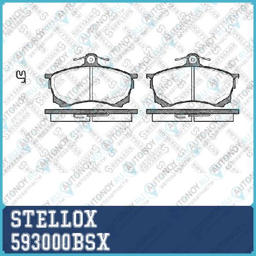 колодки дисковые торм. перед.  593000BSX