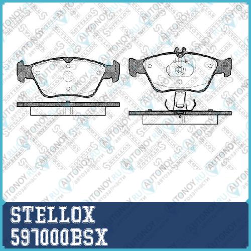 597 000B-SX =586 00=FDB1049 колодки дисковые п. MB W202 2.32.42.8W210 2.0-3.0D 95> 597000BSX