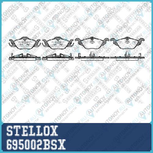 695 002B-SX =684 02=FDB1293=571968B колодки дисковые п. Opel Astra G 1.2i-1.7DTi &16V 98> 695002BSX