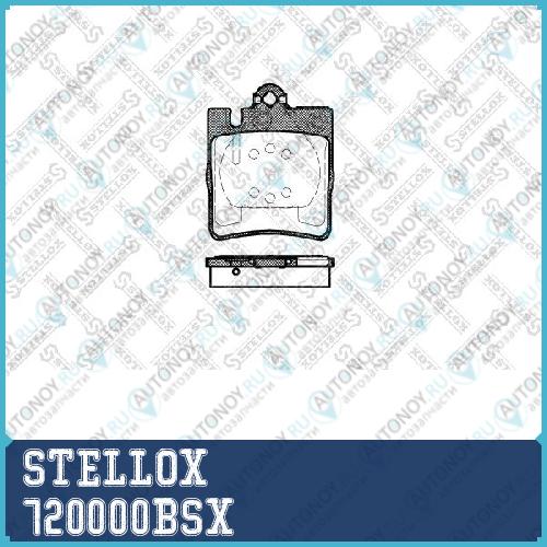 720 000B-SX =709 00=FDB1322=223339 колодки дисковые з. MB W210 2.0-3.0TD 96-02 720000BSX