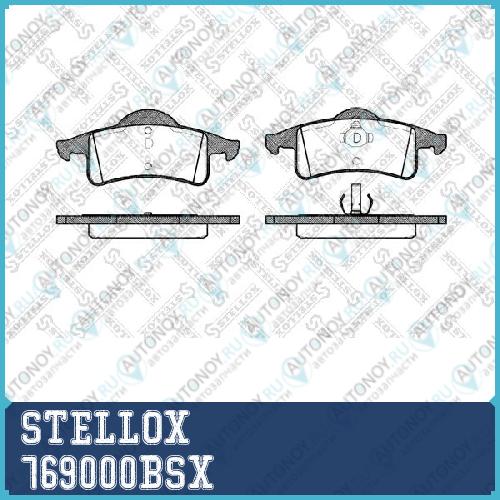 769 000B-SX =SGD791M=758 00 колодки дисковые з. Jeep Grand Cherokee 4.04.72.7CDi3.0TD 99-02 769000BSX