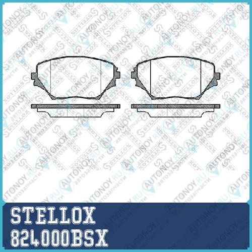 824 000B-SX =813 00=224555=D2202-01 колодки дисковые п. Toyota RAV4 1.82.0 WTi2.0D4-D 00> 824000BSX