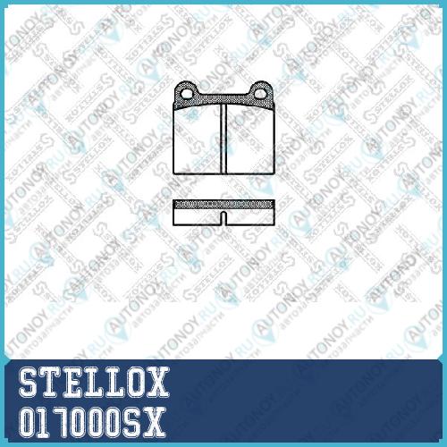 017 000-SX =006 00=FO460283 колодки дисковые з. Opel Senator 2.0-3.0 <87ПОДХОДИТ ДЛЯ VOLVO 240260 2.0-2.8 <85 017000SX