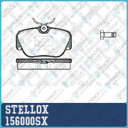 156 000-SX =145 00=FDB303 колодки дисковые п. MB W201 1.82.0i2.0D2.5D 82-93 156000SX