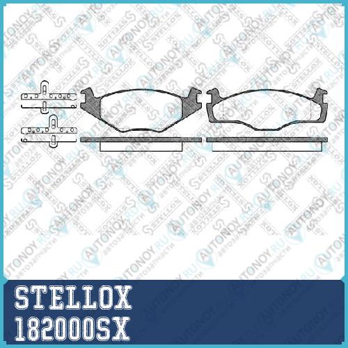 182 000-SX =171 00=FDB392 колодки дисковые п. VW Golf II 1.6/1.8GTi 83-91/Passat 1.8-2.2 80-88 182000SX