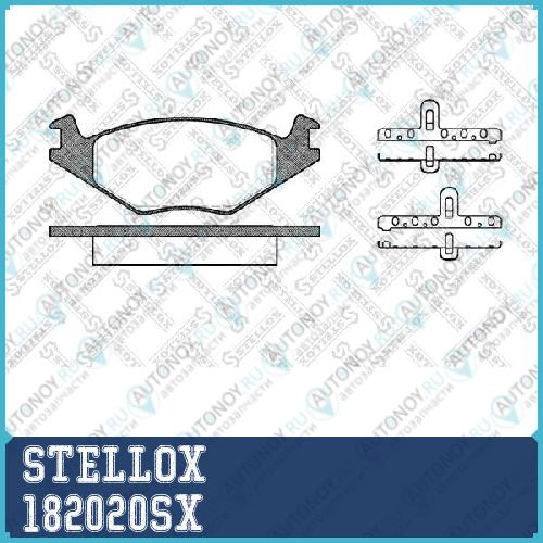 182 020-SX =171 20=FDB385 колодки дисковые п.VW Golf II 1.1/1.3/1.6D <91Seat Ibiza 1.05-1.4 93-96