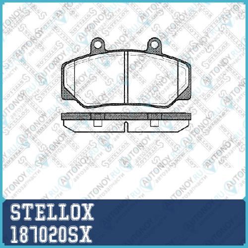 187 020-SX =176 20=FDB628 колодки дисковые п. ПОДХОДИТ ДЛЯ VOLVO 740/760/780 84-90/940/960 90-95 187020SX