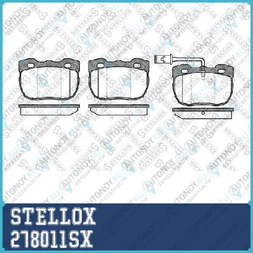 278 011-SX =267 11=FDB520 колодки дисковые п. ПОДХОДИТ ДЛЯ Land Rover Discovery 2.0i-3.9i 94-98RangeR 91-94 278011SX