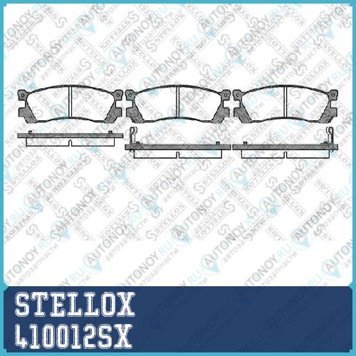 410 012-SX =399 12 колодки дисковые з. Mazda Xedos6Xedos9 2.0i-2.5i & 24V 92> 410012SX