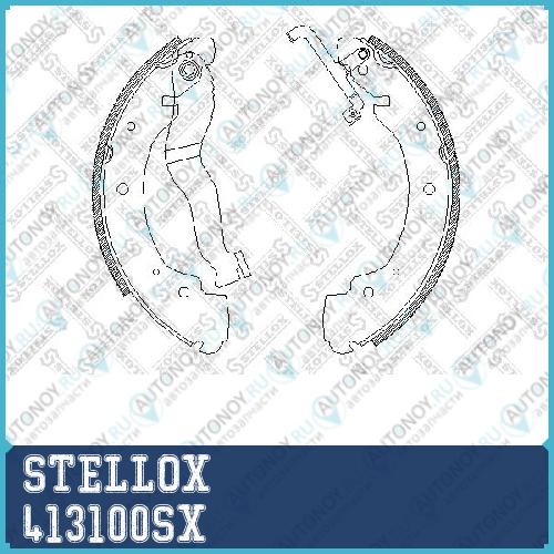 413 100-SX =4402.00=549SBS=362019B=FSB428 колодки барабанные VW T4 1.8-2.5TDi 90-98 413100SX
