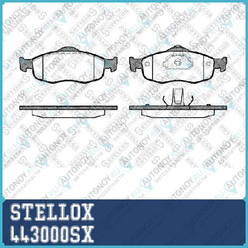 колодки дисковые п. Ford Mondeo 1.6-2.51.8TD 93-00Scorpio 2.0 92-98  443000SX