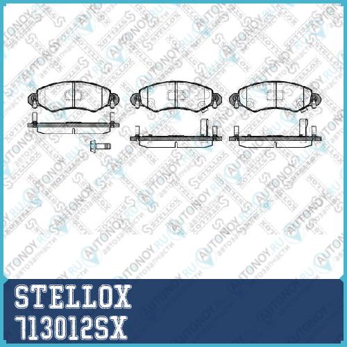 713 012-SX =702 12=223623 колодки дисковые п. Suzuki Wagon R+ 1.3i 00> Opel Agila 1.0i-1.2i 00> 713012SX