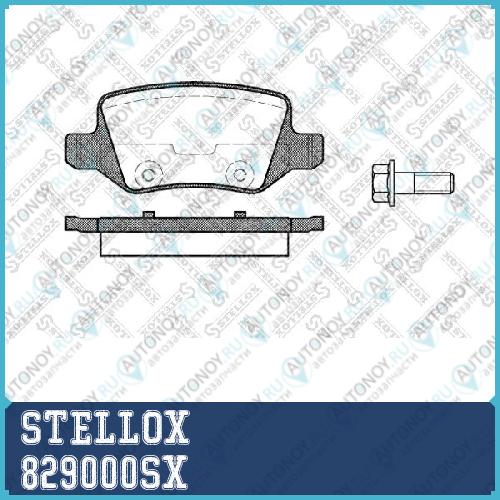 829 000-SX =818 00 колодки дисковые з. MB W168 1.92.1 99>Vaneo 1.6i-1.7CDi 01> 829000SX