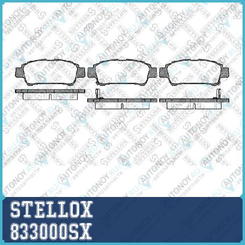 833 000-SX 822 00FDB1473224023 колодки дисковые п. ПОДХОДИТ ДЛЯ Land Rover Freelander 1.8i2.5i2.0TD4 00> 833000SX