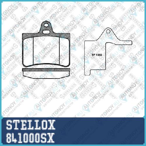 841 000-SX =830 00=573028B колодки дисковые з. Citroen C5 all 00> 841000SX