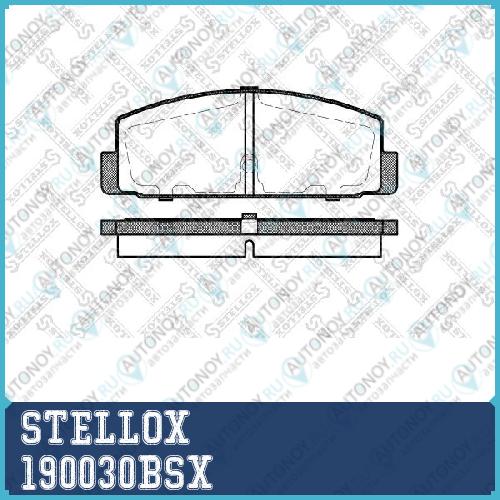 Колодки тормозные дисковые  190030BSX