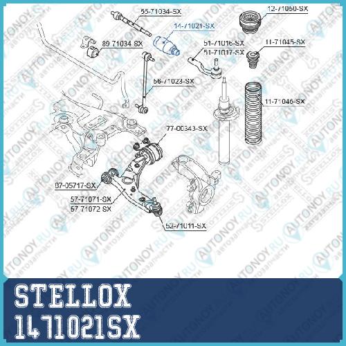 Пыльник рейки  1471021SX