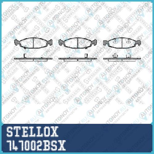 Колодки тормозные дисковые™STELLOX 747002BSX