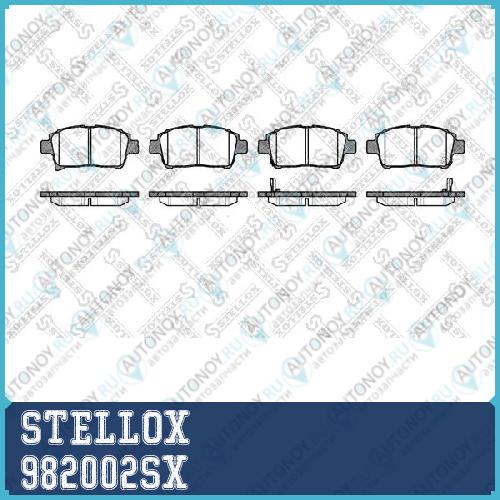Колодки тормозные дисковые™STELLOX 982002SX