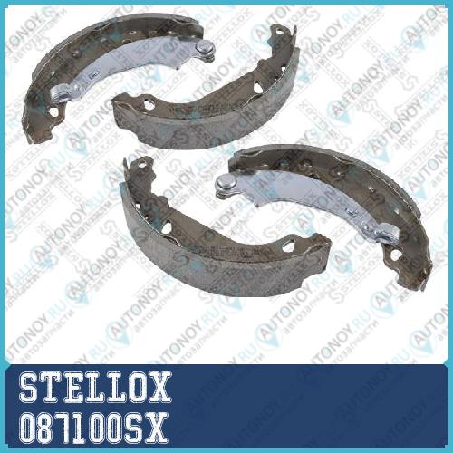 087 100-SX =4076.00=636 SBS !колодки барабанные\ Peugeot 206 1.1i-1.9D 98>
