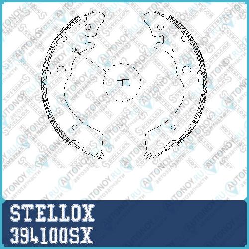 394 100-SX =4383.00=508SBS=K5524-01=361457B=FSB318 колодки барабанные_ Honda Accord 2.0i 88-93 394100SX