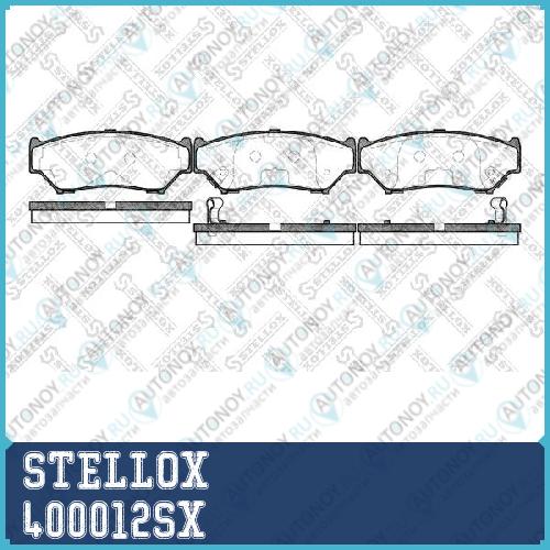 400 012-SX =389 12=389 02=FDB1020=572247B колодки дисковые п._ Suzuki Vitara 1.6i-1.9TD <98 400012SX