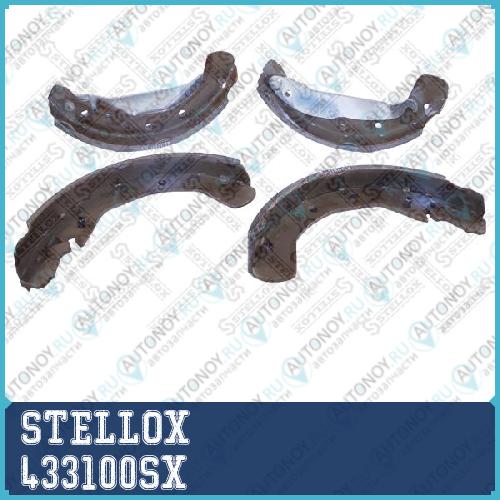 433 100-SX =4422.00=589SBS=FSB545 колодки барабанные_ Opel Astra 1.4-1.7TD 96-98Vectra 1.6i 95-02 433100SX