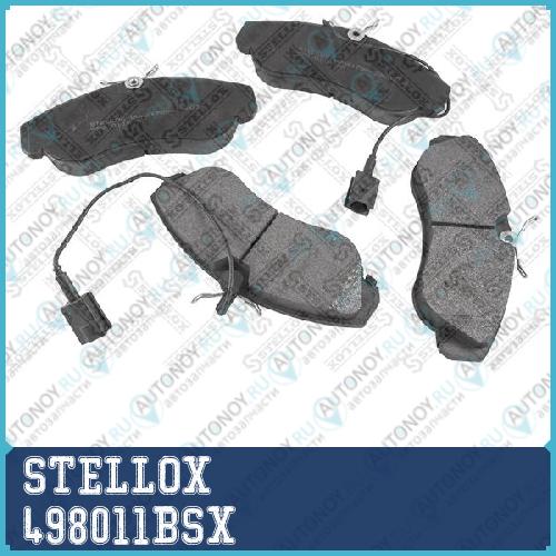 колодки дисковые торм. перед.  498011BSX