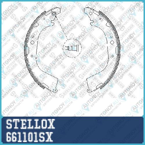661 101-SX =4650.01=519SBS=K2305-01 колодки барабанные_ Toyota 4Runner all 87>Hiace 89> 661101SX