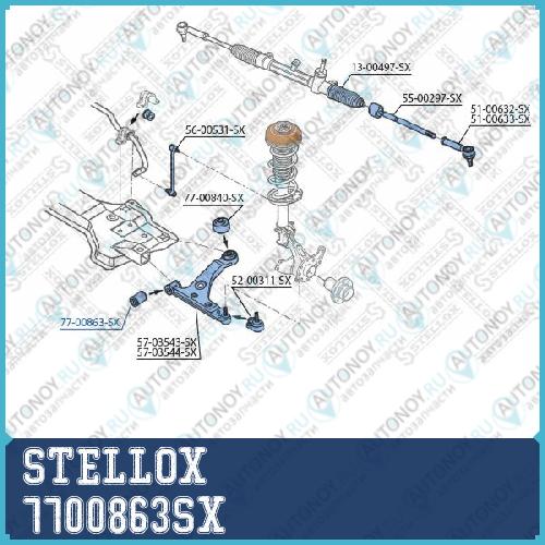 Сайлентблок  7700863SX