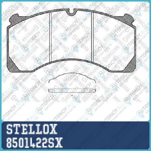 Колодки тормозные дисковые  8501422SX