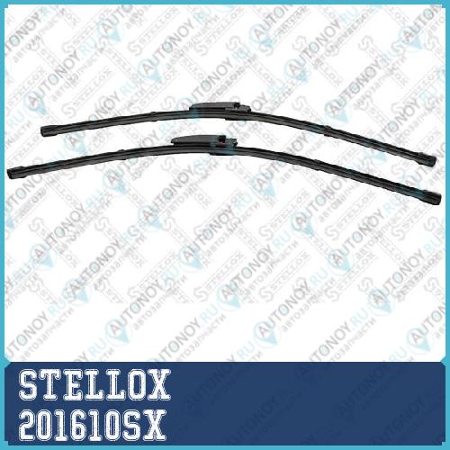 201 610-SX щетки плоск. к-т 55022 2шт.Pin loc 201610SX