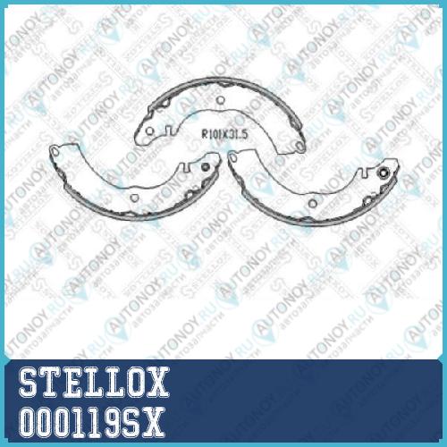 000 119-SX =GS7358 колодки барабанные_ Mitsubishi Lancer Cedia CSCT00> 000119SX