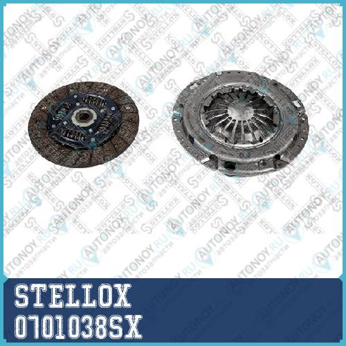07-01038-SX  к-кт сцепления  без подшипника  Opel AstraVectra 1.61.82.0 91> 0701038SX