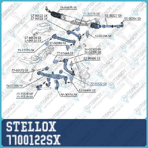 сайлентблок рычага нижнего внутренний  7700122SX
