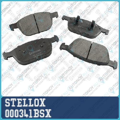 000 341B-SX_колодки дисковые перед.! с антискрип. 000341BSX