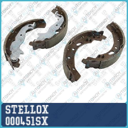 000 451-SX_колодки барабанные_ Ford Fiesta 1.25-1.6i1.4-1.6TDCi Mazda 2 1.3-1.5i1.4MZR-CD 07> 000451SX